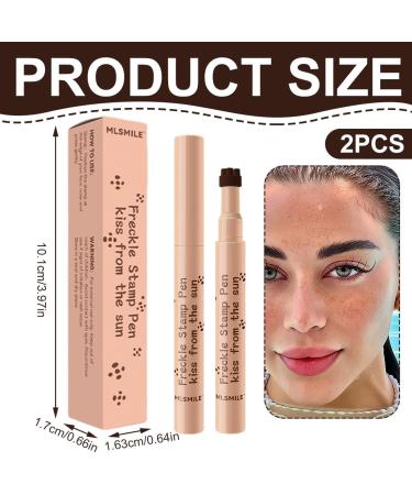 EIH1 2pcs freckle stick natural freckles makeup pen waterproof durable for natural and effortless sunken makeup - Buy Online on GoSupps.com