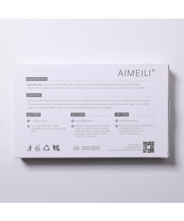 AIMEILI Neon Nail Builder Gel Kit - 6 Colours, 15ml - UV/LED Nail Extension Acrylic Gel Polish Set - Buy Online on GoSupps.com