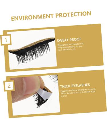 Ipetboom 12 Pairs Glitter powder double eyelid instant eyeliner stickers pipeline man Fake eyelashes eye line strip stickers applique water proof flash double sided shimmer - Buy Online on GoSupps.com