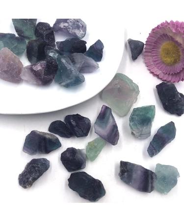 Natural Raw Rainbow Fluorite Stone Quartz Crystals Rock Aquarium Home Room Decoration Gemstone kaixun - Buy Online on GoSupps.com