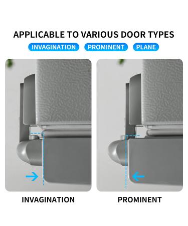 Updated Home Refrigerator Lock for Kids  Child Proof Fridge Freezer Door Lock Apply to Max 1"(25mm) Sealing Strip Easy to Install and Use 3M Adhesive No Tools Need or Drill - Buy Online on GoSupps.com