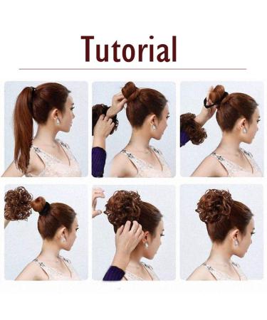 100% Human Hair Tie - Medium Brown Chocolate Brown Hair Accessories for Smooth Updos & Knots | 17g Real Hair Hair Tie - Buy Online on GoSupps.com