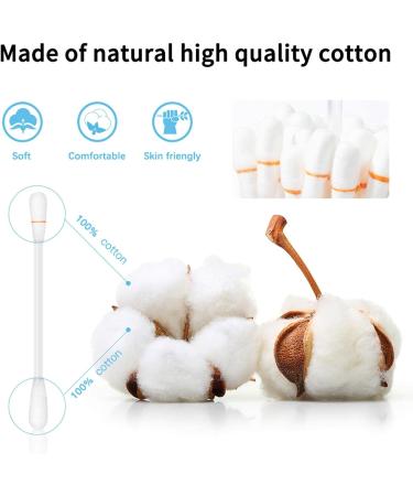 Makeup Remover Cotton Swab | Cosmetic Cotton Swabs - Liquid-Filled Qtip Makeup Remover Multi-Functional Cosmetic Swabs for Lip Aviere - Buy Online on GoSupps.com