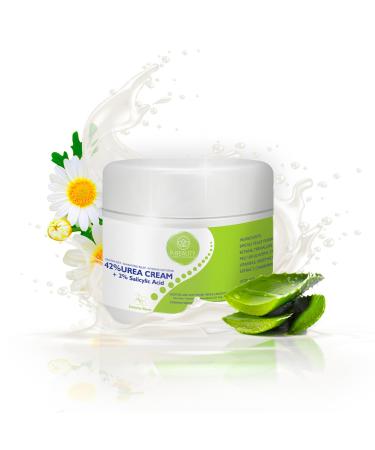 P-Beauty 42% Urea Cream | 2% Salicylic Acid | 150g Urea Foot Cream | With Aloe Vera, Tea Tree Oil for Deep Hydration and Skin Softening