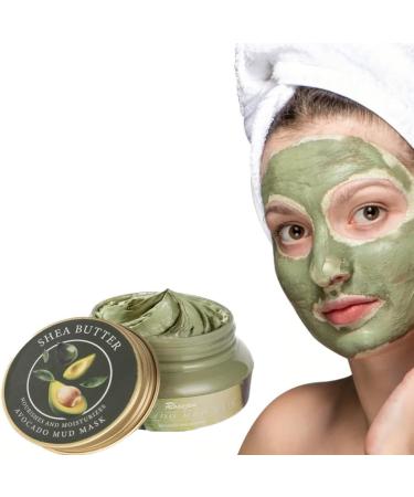 Premium Avocado & Shea Butter Mud Mask - Deep Cleansing & Hydrating Face Mask | Detoxifying Anti-Aging Pore Minimizing & Moisturizing | Natural Skin Care for All Skin Types. - Buy Online on GoSupps.com