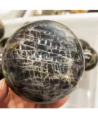 for 1pc 60mm-65mm Polished Natural Quartz Moonstone Sphere Crystal Stone Mineral Specimen - Buy Online on GoSupps.com