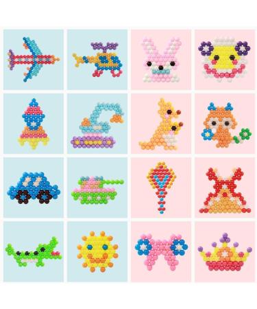 Lemical 25 Colors 5000pcs Magic Water Fuse Beads Set for Kids & Adults - DIY Craft Kit with Pegboard, Spray Bottle, and Manual - Buy Online on GoSupps.com