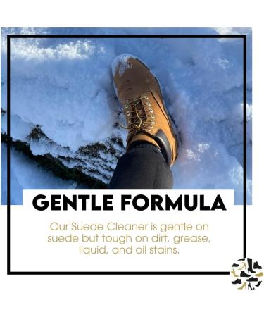 Suede Cleaner for Shoes | Deep Cleans Dress Shoes, Boots, and More | Quick Drying Natural Formula | 125ml - Buy Online on GoSupps.com