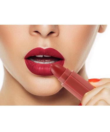 Boobeen Matte Lipstick Set - 5 Waterproof Colors | Long-Lasting Moisturizer Lip Gloss | Perfect Gifts for Girls & Women (C-001) - Buy Online on GoSupps.com