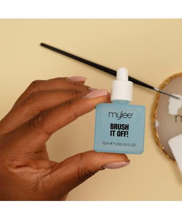MYLEE Brush It Off Nail Art Gel Brush Cleaner Professional Grade Brush Cleaner for Nail Art Brushes Vegan Clear and Alcohol-Free Cleanser Solution - Buy Online on GoSupps.com