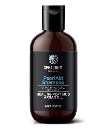 Psoriasis Scalp Treatment Shampoo - Peat Mud & Fulvic Acid Therapy for Itching and Redness. No Coal Tar. 8.45 Fl Oz Shampoo 8.45 oz