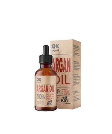 Argan-100% pure organic vegan argan oil-100 ml-cold-pressed-organic-for body face hair nails beard-glass bottle - Buy Online on GoSupps.com