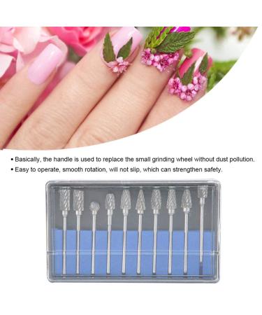 Premium Tungsten Steel Grinder Set - Nail Polishing Heads for Salon & Home Manicure - Buy Online on GoSupps.com