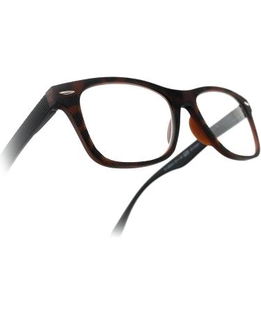 El Charro Illinois Tortoise/Black Reading Glasses - Diopter +1.5 | Stylish & Comfortable Eyewear for Global Shipping - Buy Online on GoSupps.com