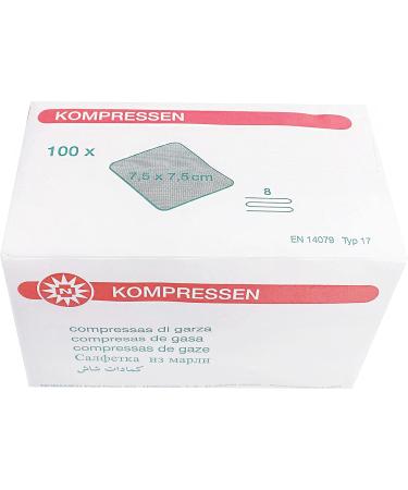Buy Noba 8-Fold Compresses - 100 Pieces 7.5 x 7.5 cm | Fast International Shipping - Buy Online on GoSupps.com