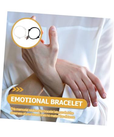 ABOOFAN 2 Pairs Love Couple Bracelet Friendship Bracelet Girlfriend Bracelet Bff Best Friends Matching Bracelets Bracelet for Women Adjustable Alloy Wishing Stone Miss - Buy Online on GoSupps.com