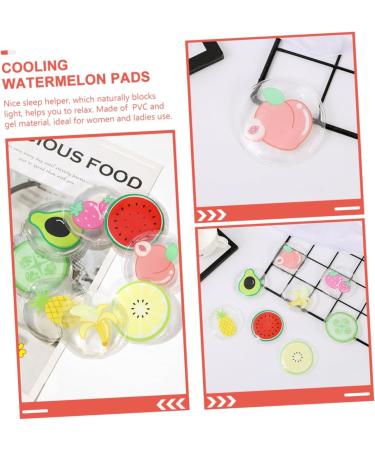 FRCOLOR 8 Pieces Eye Cooling Gels Cold Eye Pads Ice Eye Patches Cooling Package For Eyes Cooling Eye Pack Treatment Package For Eye Gel Gel Eye Protection Summer PVC Fruit - Buy Online on GoSupps.com