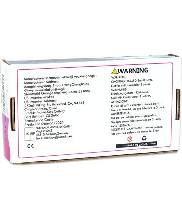 Lehoo Castle Toddler Cutlery Set - 6pcs Stainless Steel Fork and Spoon for Kids, Green/Yellow - Buy Online on GoSupps.com