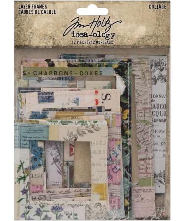 Tim Holtz Idea-Ology Bundle: Organic Layers TH94316 & Collage Layer Frames TH94318 - Spring 2023 Release - Buy Online on GoSupps.com