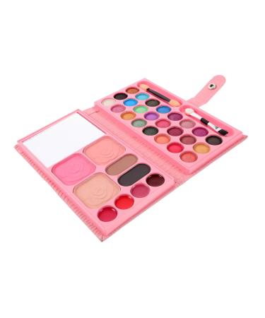 FRCOLOR 8pcs 33 Makeup Palette An Fittings Kids Makeup Pallet Folding Eye Shadow Pan Cosmetic Girl Tray