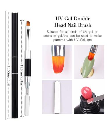NAISKA 120pc Dual Press Coffin Nail Forms Set | Extra Long Nail Tips Extension Kit with 12 Sizes dual-Ended Polygel Brush, Clear Nail Molds, Professional Nail File | Acrylic Gel Coffin Nails Form - Buy Online on GoSupps.com