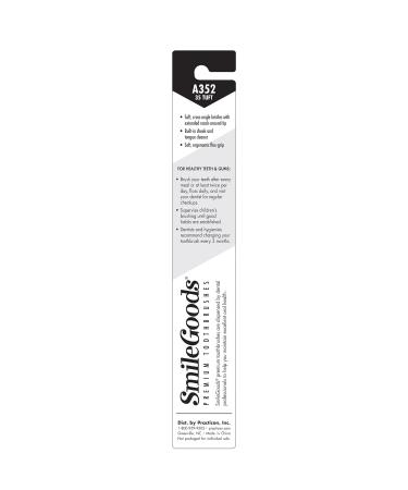 SmileGoods A352 Toothbrush - 35 Tuft Soft Bristle with Tongue Cleaner | 72 Individually Packaged Assorted Colors | Bulk Pack of Premium Toothbrushes - Buy Online on GoSupps.com