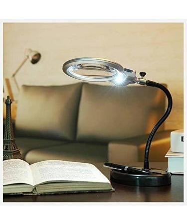 Portable Magnifiers Super Clear 10x Reading Elderly Students Metal Desktop Desktop with LED Light Mirror Full of Stars - Buy Online on GoSupps.com