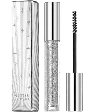 Shimmering Mascara Glitter Mascara | Waterproof Eyelash Strengthening Mascara Glittery Mascara Volumizing and Stretching Mascara for Women - Buy Online on GoSupps.com