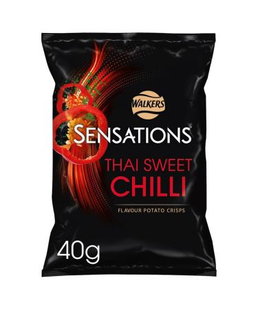 Walkers Sensations Thai Sweet Chilli Crisps 40g-Food