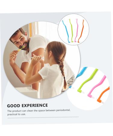 Homsfou 4-Piece Double-Headed Travel Toothbrush Set | Durable & Chemical-Resistant Interpace Brushes for International Shipping - Buy Online on GoSupps.com
