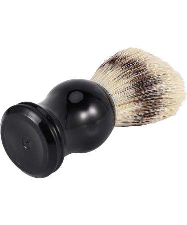Jiklophg Men's Razor Brush - Wild Boar Bristles Facial Beard Cleaning Tool & Hairbrush with Resin Handle | International Shipping - Buy Online on GoSupps.com