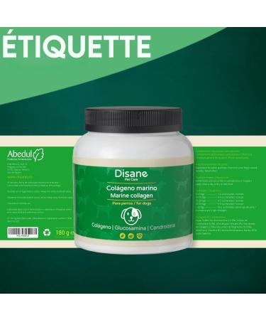 DISANE Marine Collagen Dogs | Natural Food Supplement for Dog Joint Care | Protects and Restores Bones and Joint Tissues | Chondroprotectors for Dogs - Buy Online on GoSupps.com
