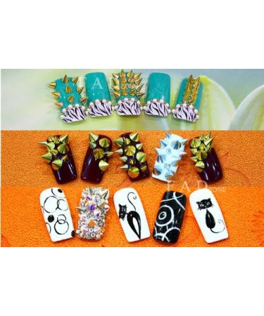 100x Punk 3D Nail Art Alloy Rivet Studs for DIY Decoration | Soft 'N Style Hot Model - Buy Online on GoSupps.com