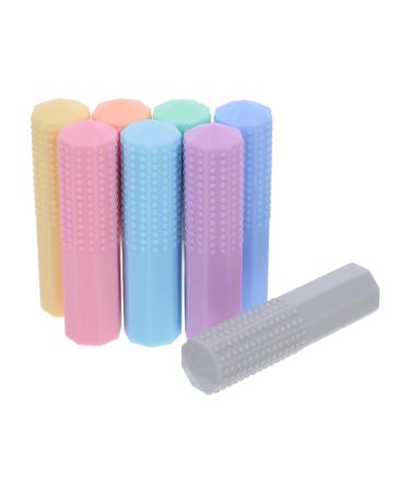 DIYEAH 8pcs Pencil Toppers For Sensory Kids Pencil Caps Chewable Pencil Caps Chewing Brick Tool For Student
