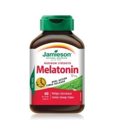 Jamieson Melatonin 10 mg Timed Release Dual Action 60 caps
