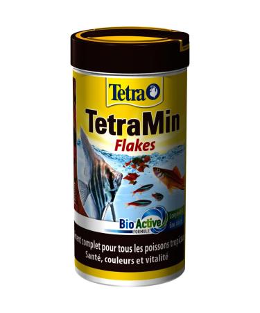 TetraMin Flakes - Complete Premium Food for Tropical Surface Fish - Promotes Growth, Health and Longevity - Enhances Color - 250 ml