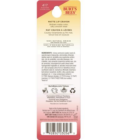 Burt's Bees Moisturizing Matte Lip Crayon - Niagara Overlook (1 Count) - Buy Online on GoSupps.com