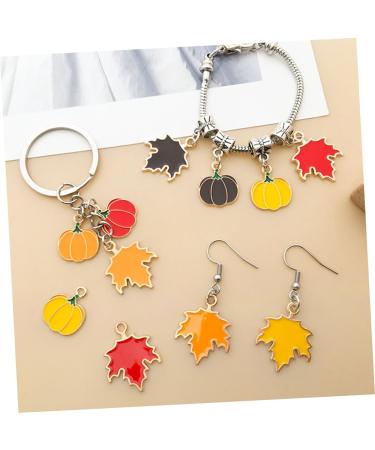 DIYEAH 32pcs Thanksgiving Pumpkin Head Pendant Bulk Charms Enamel Maple Leaf Charms Pumpkin Diy Jewelry Pendant Earrings Metal Charms for Jewelry Making Craft Supplies Bracelet Zinc Alloy - Buy Online on GoSupps.com