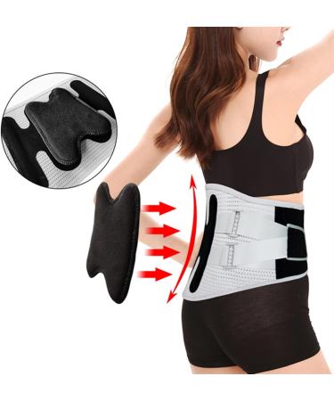 Adjustable Decompression Bandage for Lower Back | Magnetic Therapy Self-Heating Support Belt | Posture Correction & Lumbar Pest Belt with 3 Removable Upholstery - Buy Online on GoSupps.com