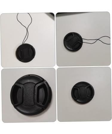 Milisten 4 Pcs Camera Lens Cover 62mm Lens Cap Lens Hood Cap Front Lens Replacement Cover Universal Lens Cap Centre Pinch Lens Cover Camera Lens Lid Hood Cover Splash Proof Plastic Black 6.2X6.2CM - Buy Online on GoSupps.com