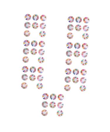 DOITOOL 56 Boxes Soft Pottery Fruit Polymer Clay Spacer Beads Nail Art Patch Bulk Ornaments Fruit Embellishments Nail Art Slices Bulk Resin Flat Back Button Diy Decor Accessories 3d Filler