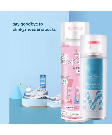 Shoe Deodorizer Spray for Fresh & Clean Shoes - Eliminates Odor in Athletic Sneakers & Boots (Pink Bottle) - Buy Online on GoSupps.com