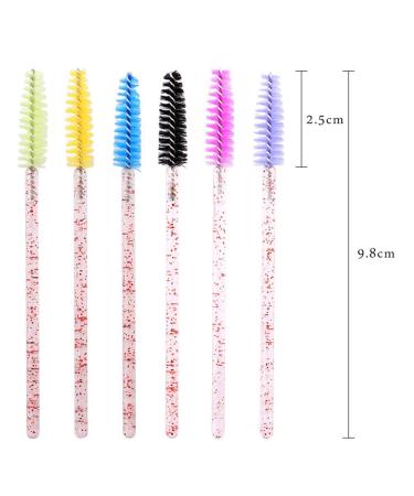 50pcs Green Disposable Eyelash Brushes & Spiral Wands - Mascara Applicators Eyelash Curlers & Eyebrow Combs for Perfect Makeup - Buy Online on GoSupps.com