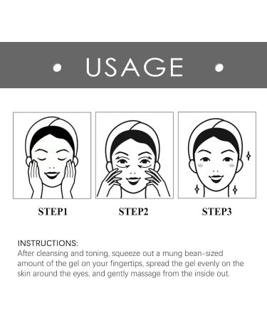 REPWEY 60Second Eye Effects AgeDefying Tinted Firming Gel60 Second Eye Firming GelAntiWrinkle Eye CreamReduce Eye Skin Problems 5 pcs - Buy Online on GoSupps.com