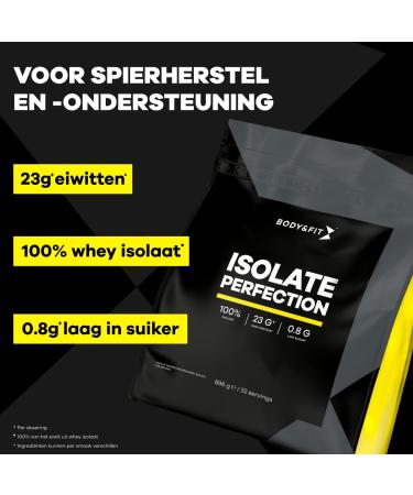 Buy Body & Fit Isolate Perfection Cookies & Cream 2000g High Protein Shake for Muscle Gain & Recovery - International Shipping Available - Buy Online on GoSupps.com
