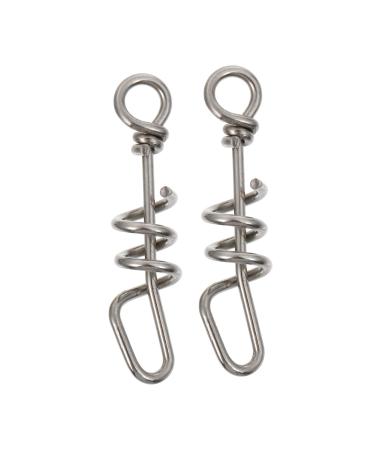 Kisangel 2pcs Parrot Anklet Birds Foot Chain Chicken Foot Ring Birdemic Bird Foot Stand Chain Stainless Steel 4X1X1cm Silver