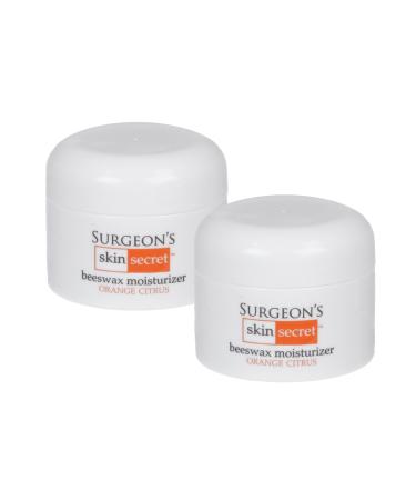 Surgeon's Skin Secret Beeswax Moisturizer 1oz. Jar (2 Pack) - Orange Citrus