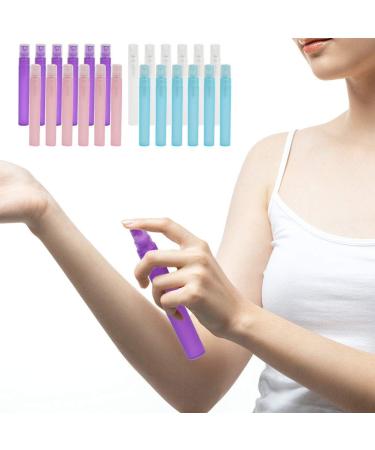 JAOMON 24pcs 10ml Frosted Plastic Spray Bottles - Travel Perfume & Toner Bottles with Pipette Alcohol Spray Bottle Ideal for International Shipping - Buy Online on GoSupps.com