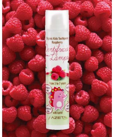 AZETA organic Baby Toothpaste 3-7 Years 50 ml Raspberry - Buy Online on GoSupps.com