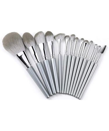 Beginner Makeup Brush Set - 14 Soft Brushes for Foundation Powder Concealer Blush & Eyeshadow | Best for eCommerce - Buy Online on GoSupps.com